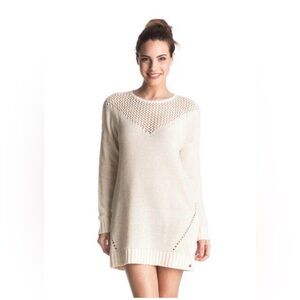 Roxy Women's Cream Knit Sweater